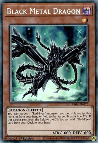 Black Metal Dragon [RA04-EN016] Prismatic Collector's Rare