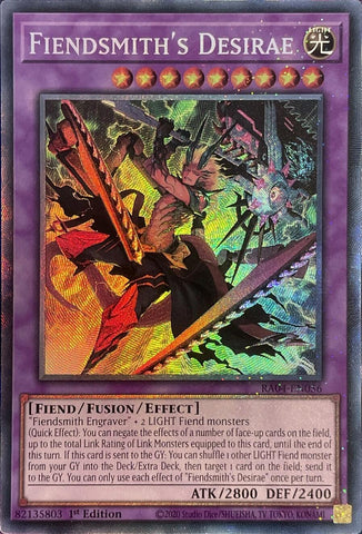 Fiendsmith's Desirae [RA04-EN056] Prismatic Collector's Rare