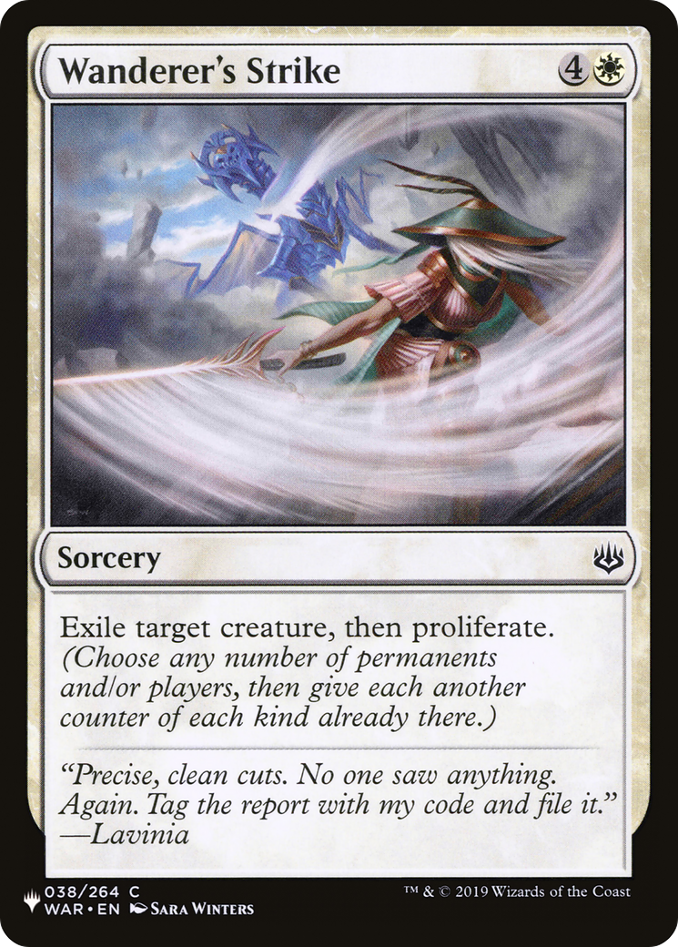 Wanderer's Strike [The List Reprints]