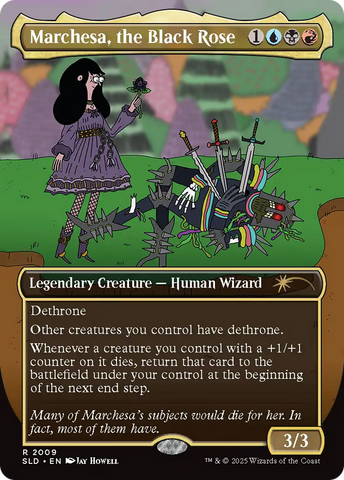 Marchesa, the Black Rose (Rainbow Foil) [Secret Lair Drop Series]