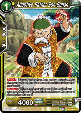 Adoptive Father Son Gohan (Reprint) [BT4-091]
