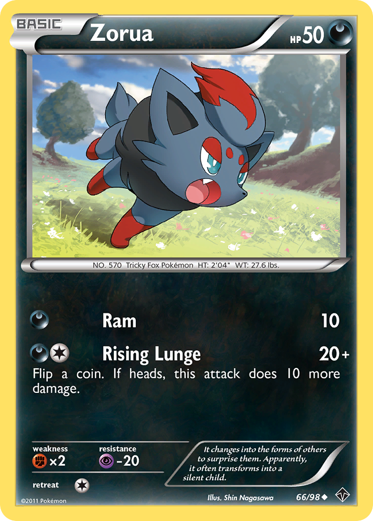 Zorua (66/98) [Black & White: Emerging Powers]