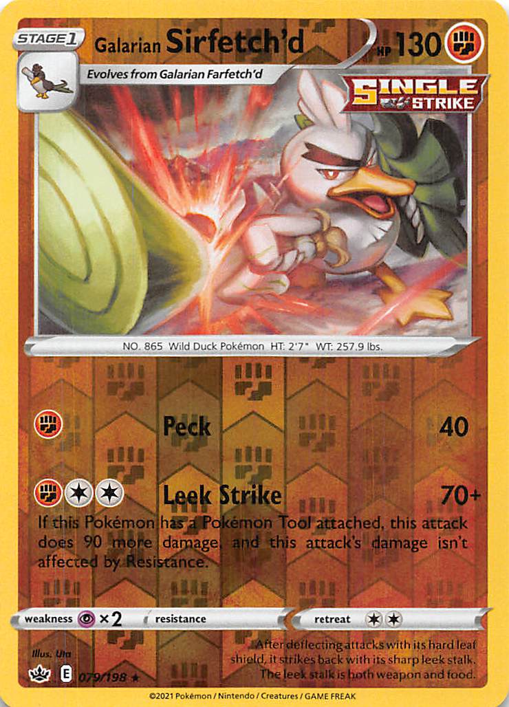 sirfetch'd pokemon card TCG Ultra Rare Card Type Happy to present my Farfetch'd
