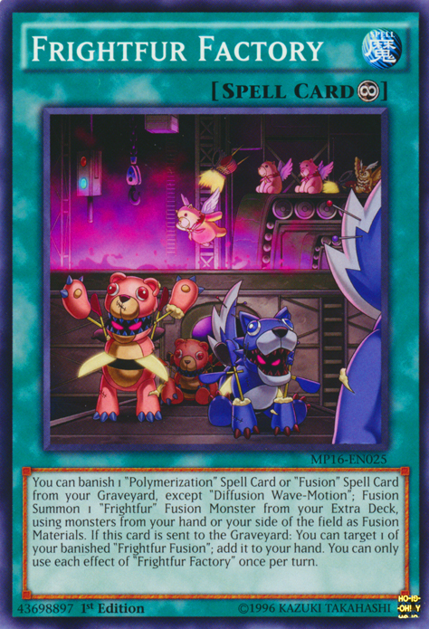 yugioh frightfur deck Frightfur Factory [MP16-EN025] Common
