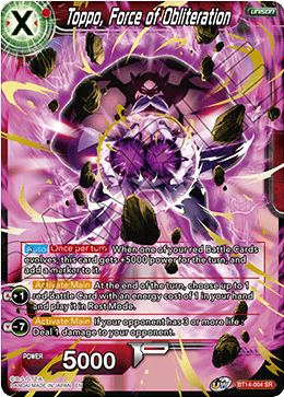 Toppo, Force of Obliteration [BT14-004]