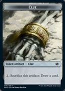 Beast Token // Clue Token (15) [Modern Horizons 2 Tokens]