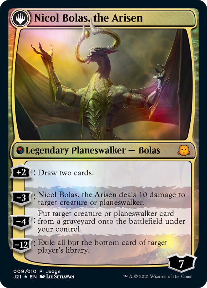 Nicol Bolas, the Ravager // Nicol Bolas, the Arisen [Judge Gift Cards