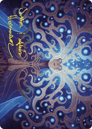 Omniscience Art Card (Gold-Stamped Signature) [Wilds of Eldraine Art Series]