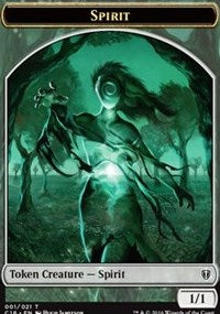 Spirit Double-sided Token [Commander 2016 Tokens]