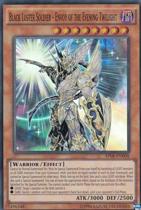 yugioh black luster soldier envoy of the beginning deck Black Luster Soldier