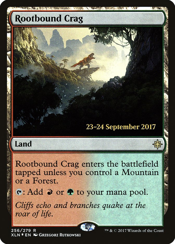 Rootbound Crag  [Ixalan Prerelease Promos]