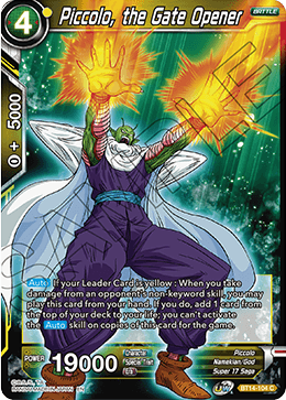 Piccolo, the Gate Opener [BT14-104]