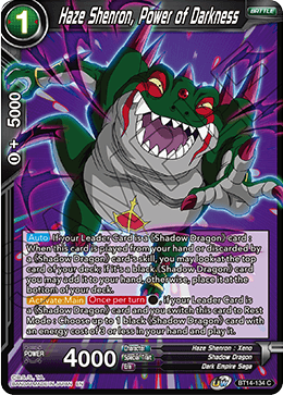 Haze Shenron, Power of Darkness [BT14-134]
