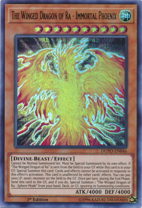The Winged Dragon of Ra - Immortal Phoenix [DUPO-EN046] Ultra Rare