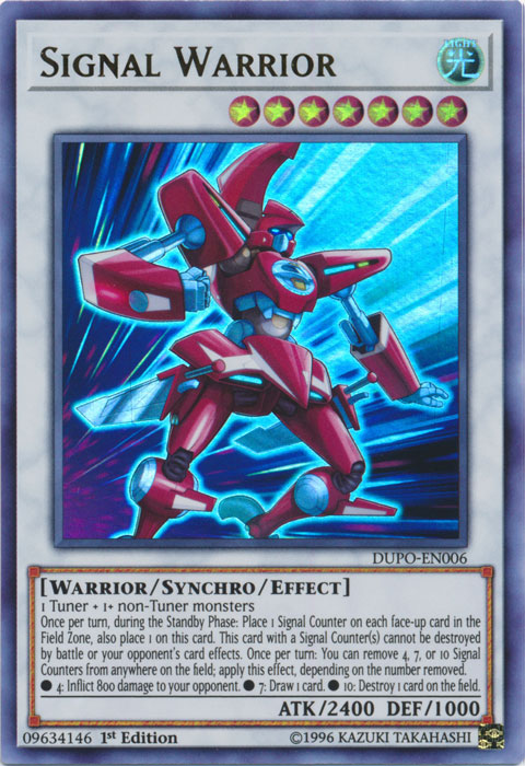 Signal Warrior [DUPO-EN006] Ultra Rare