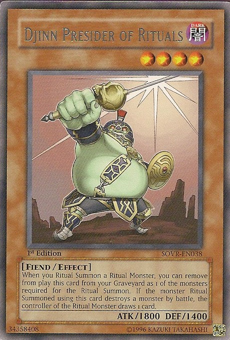 yugioh djinn cards YuGiOh The Secret Forces Super Rare Djinn Prognosticator of Rituals THSF-EN039