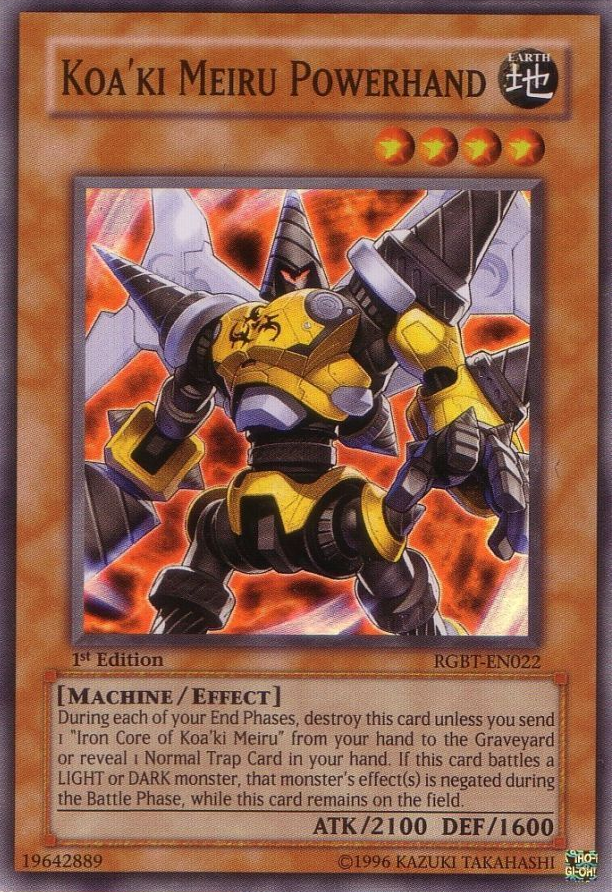 1x (EX) Koa'ki Meiru Ice - RGBT-EN025 - Rare - 1st Edition YuGiOh