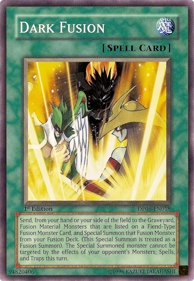 can you special summon fusion monsters from the graveyard Dark Fusion [DP06-EN018] Common