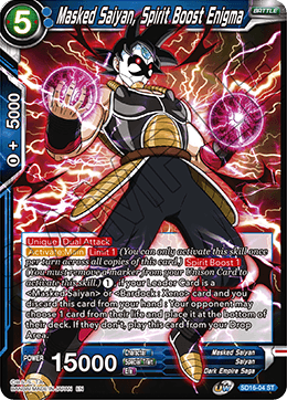 Masked Saiyan, Spirit Boost Enigma (Starter Deck - Darkness Reborn) (S Masked Saiyan, Spirit Boost Enigma (Starter Deck - Darkness Reborn) (S
