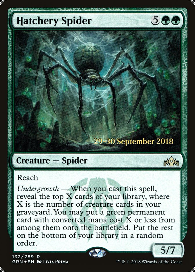 Hatchery Spider  [Guilds of Ravnica Prerelease Promos]