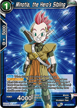 Minotia, the Hero's Sibling [BT14-053]