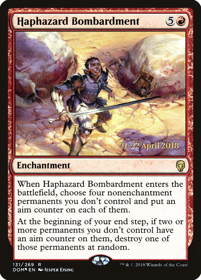 Haphazard Bombardment  [Dominaria Prerelease Promos]