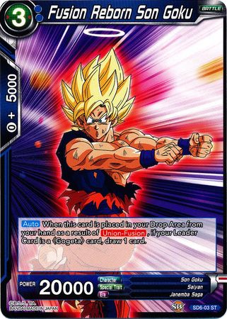 dragon ball super card game resurrected fusion Fusion Reborn Son Goku (Starter Deck