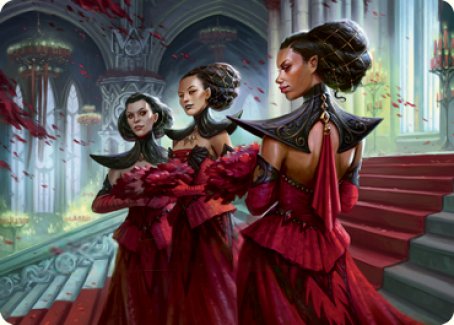 mtg crimson vow art cards Olivia's Attendants Art Card [Innistrad: Crimson Vow Art Series]