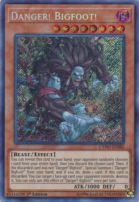 Danger! Bigfoot! [CYHO-EN082] Secret Rare