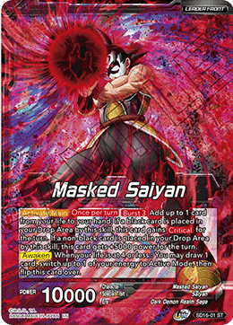 Masked Saiyan // SS3 Bardock, Reborn from Darkness [SD16-01]