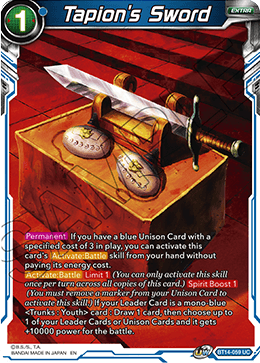 Tapion's Sword [BT14-059]