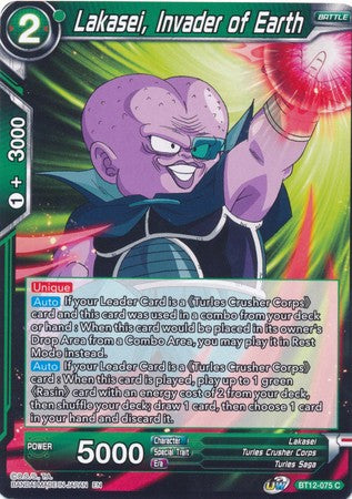 Lakasei, Invader of Earth [BT12-075]