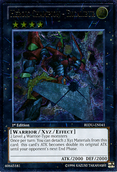 excalibur yugioh card Heroic Champion