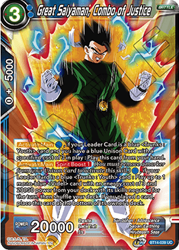 Great Saiyaman, Combo of Justice [BT14-039]