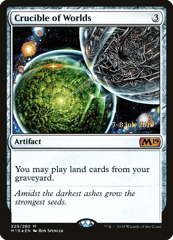 Crucible of Worlds  [Core Set 2019 Prerelease Promos]