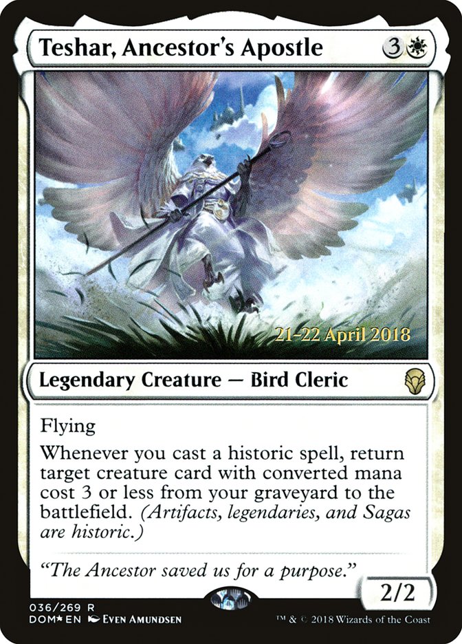 Teshar, Ancestor's Apostle  [Dominaria Prerelease Promos]